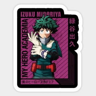 My Hero Academia: Midoriya’s Journey to Greatness Sticker